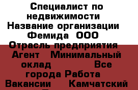 Специалист по недвижимости › Название организации ­ Фемида, ООО › Отрасль предприятия ­ Агент › Минимальный оклад ­ 80 000 - Все города Работа » Вакансии   . Камчатский край,Петропавловск-Камчатский г.